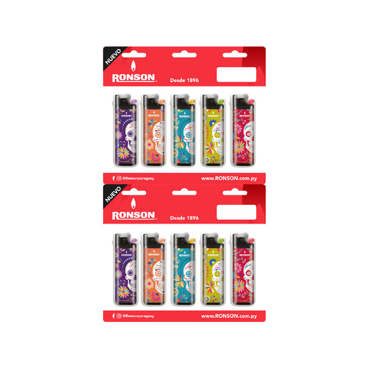 Pack Ronson Colourlite Motivos x5
